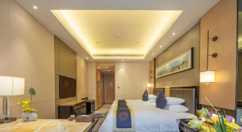 Bed in Qingshan Hotel Baotou