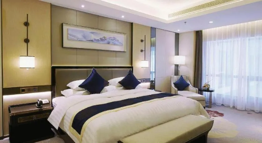 Bed in Qingshan Hotel Baotou