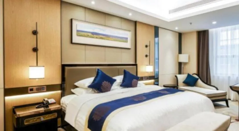 Bed in Qingshan Hotel Baotou