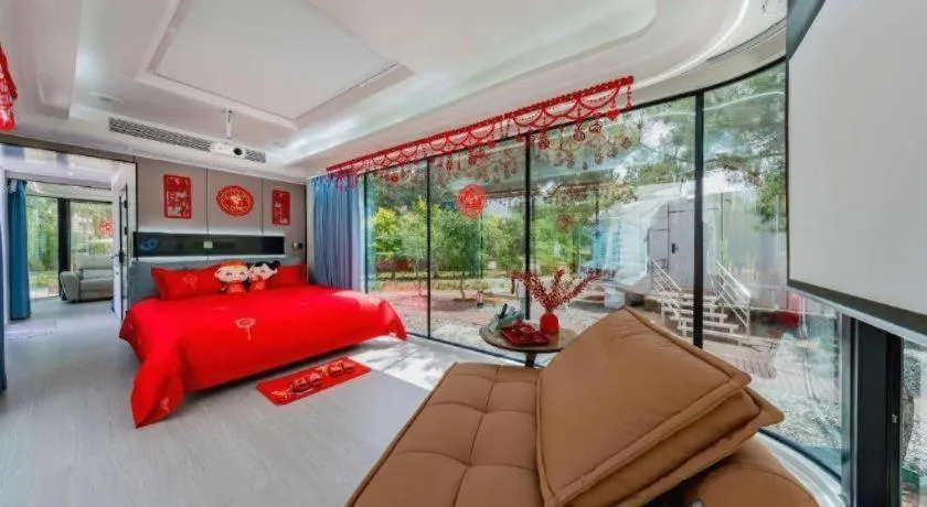 Bed in Qingshan Hotel Baotou