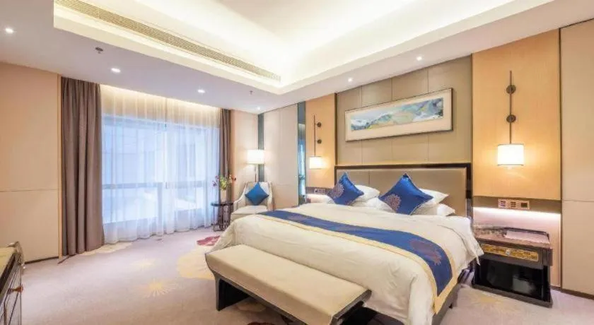 Bed in Qingshan Hotel Baotou