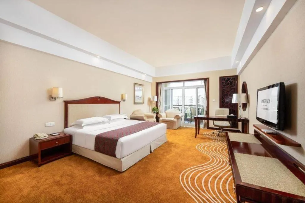 Bed in Country Garden Phoenix Hotel Huangshan