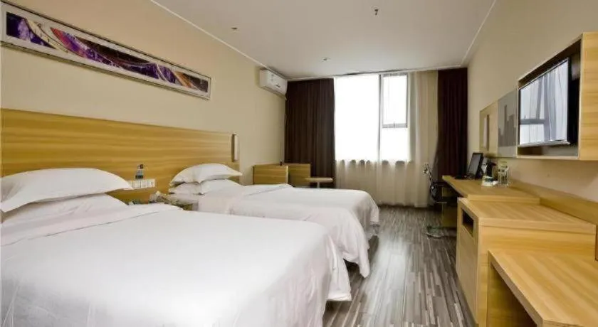 Bed in City Comfort Inn Wuhan Miaoshan