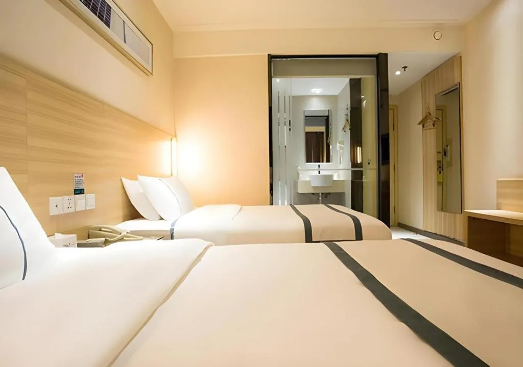 Bed in City Comfort Inn Nanning Langdong Changhu