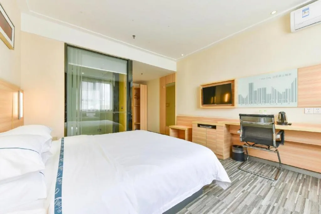 Bed in City Comfort Inn Nanning Langdong Changhu