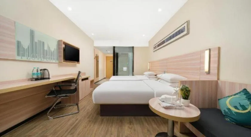 Bed in City Comfort Inn Nanning Langdong Changhu