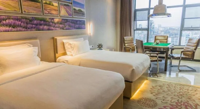 Bed in Lavande Hotel Jinzhou Gong'an RT-Mart Chinese Medicine Hospital