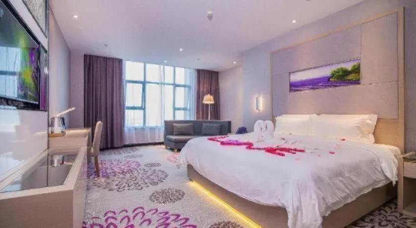 Bed in Lavande Hotel Jinzhou Gong'an RT-Mart Chinese Medicine Hospital