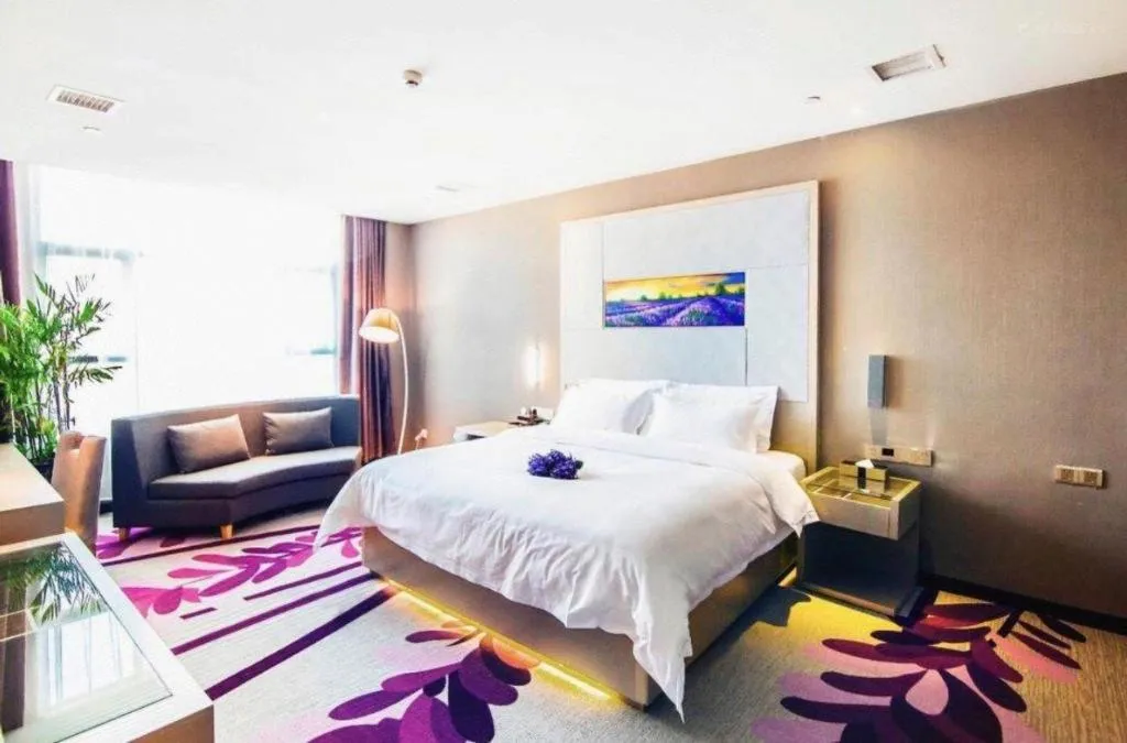 Bed in Lavande Hotel Jinzhou Gong'an RT-Mart Chinese Medicine Hospital