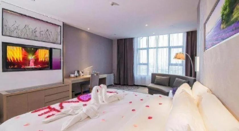 Bed in Lavande Hotel Jinzhou Gong'an RT-Mart Chinese Medicine Hospital