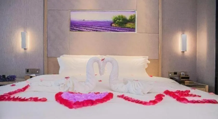 Bed in Lavande Hotel Jinzhou Gong'an RT-Mart Chinese Medicine Hospital