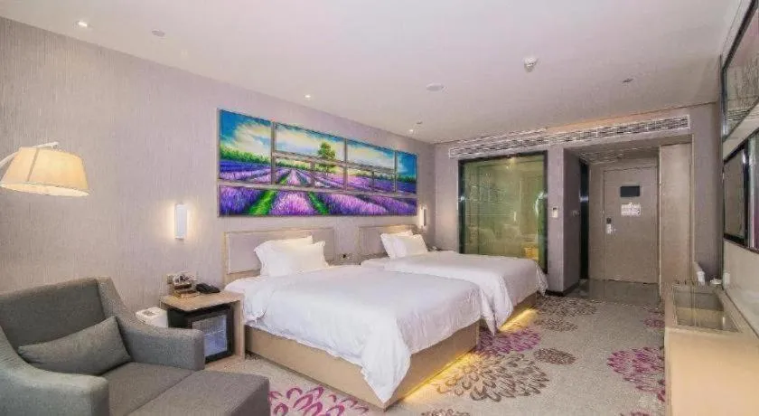 Bed in Lavande Hotel Jinzhou Gong'an RT-Mart Chinese Medicine Hospital