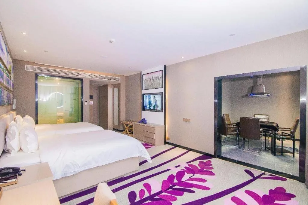 Bed in Lavande Hotel Jinzhou Gong'an RT-Mart Chinese Medicine Hospital