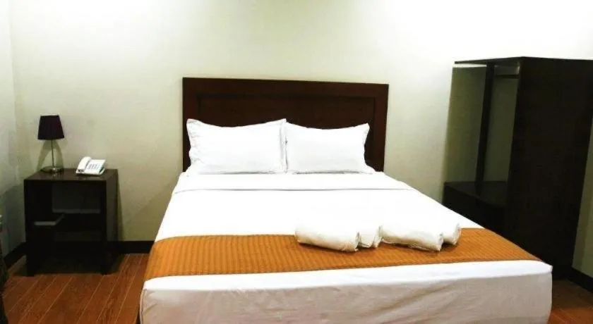 Bed in Castle Dreams Hotel