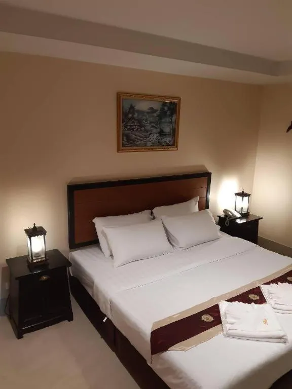 Bed in Rayong Lanna Hotel
