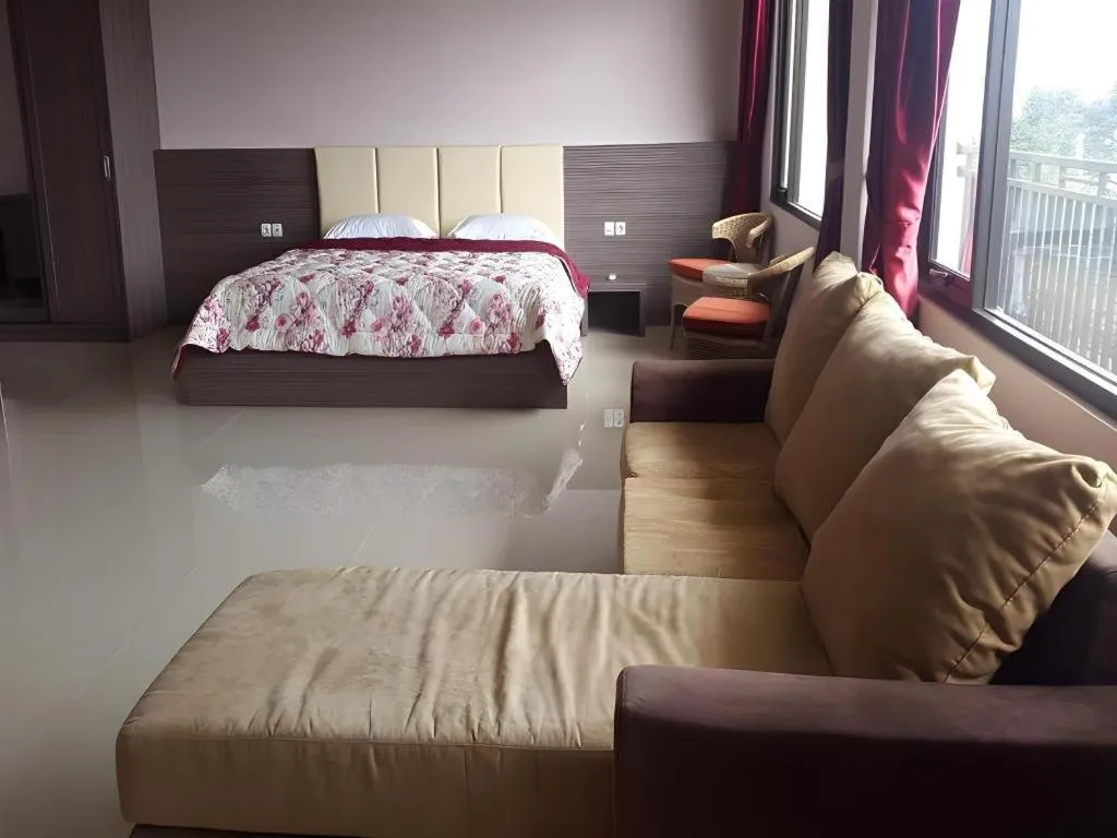 Bed in Fafa Hill Hotel and Resort