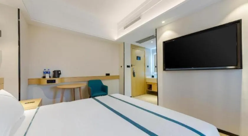 Bed in City Comfort Inn Wuhan Badajia Heping Park Metro Station