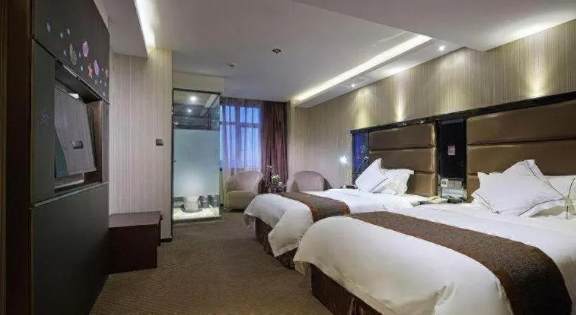 Bed in Liwan International Hotel Chengdu