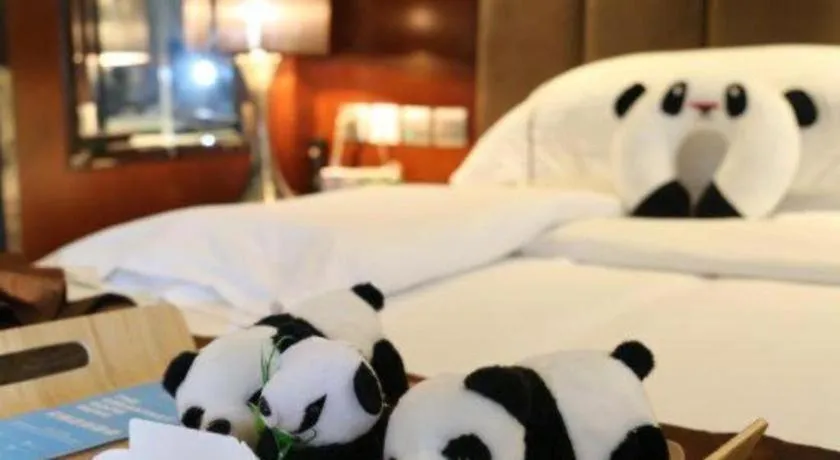 Bed in Liwan International Hotel Chengdu