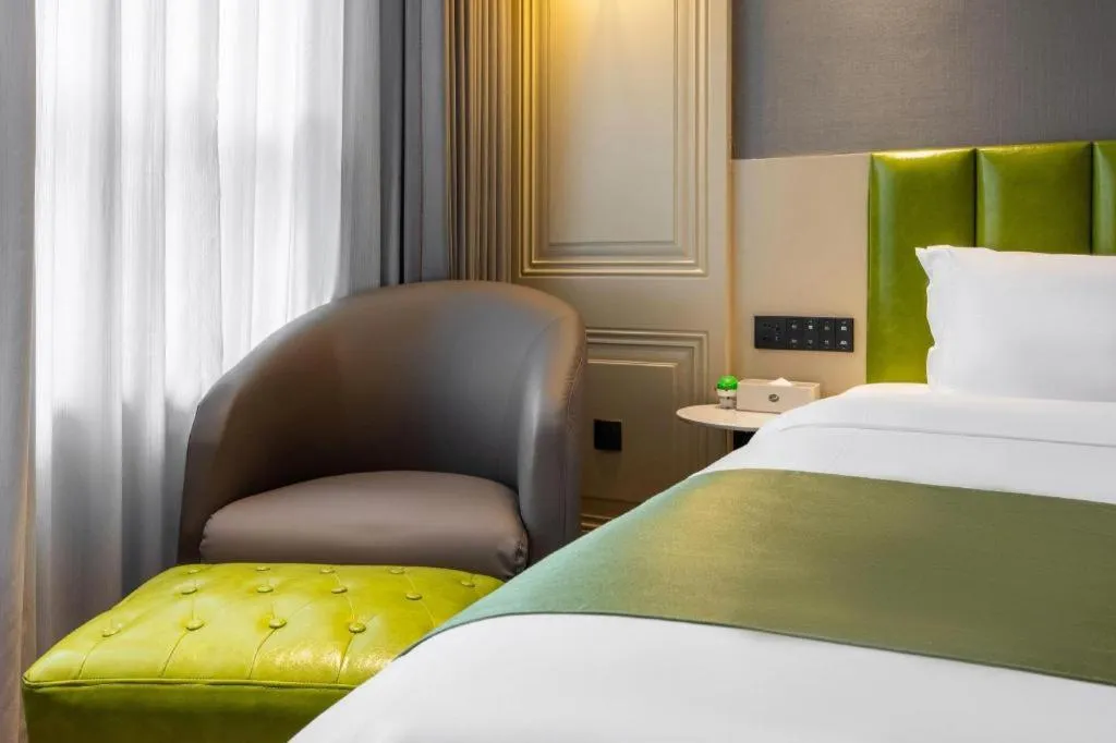 Bed in Liwan International Hotel Chengdu