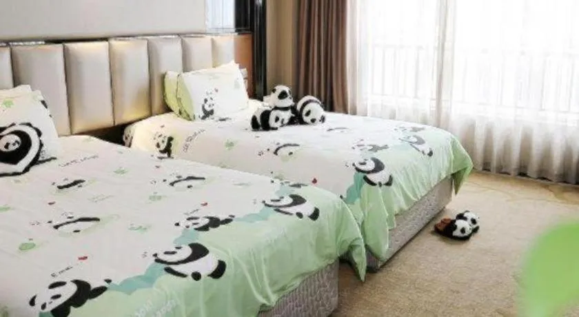Bed in Liwan International Hotel Chengdu