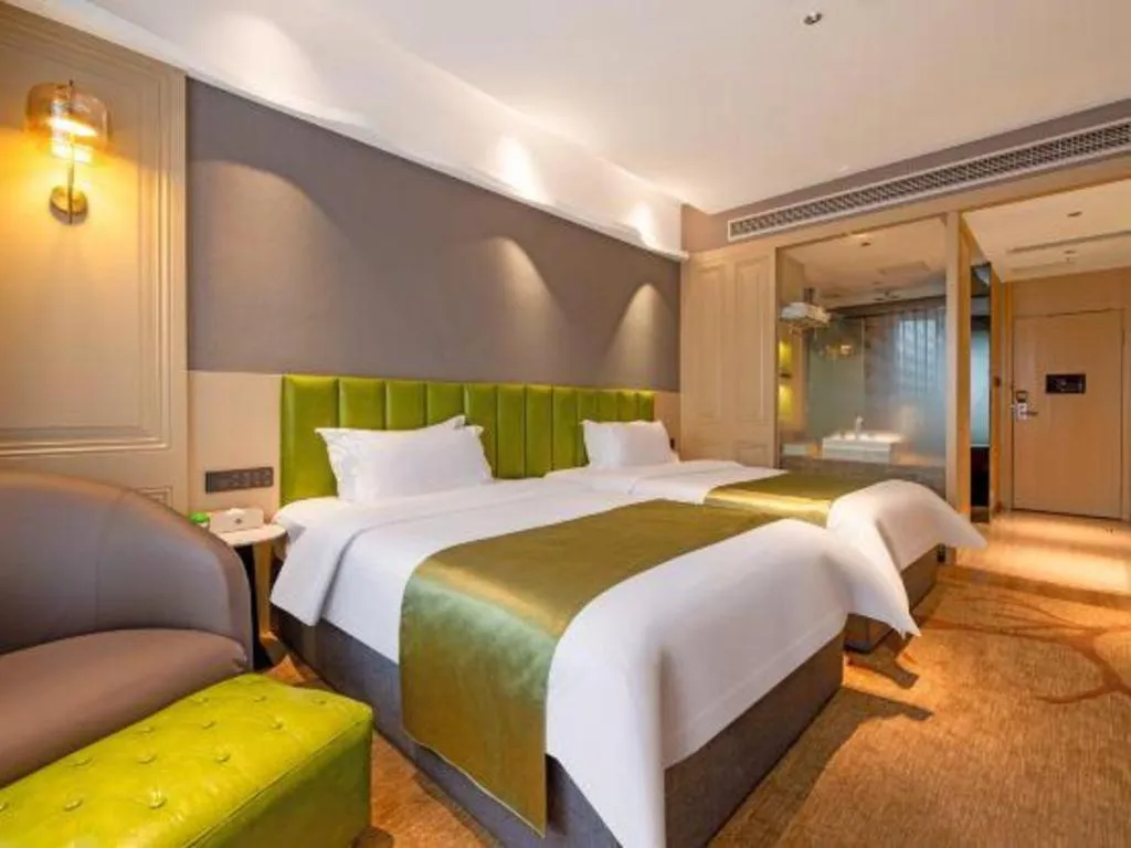 Bed in Liwan International Hotel Chengdu