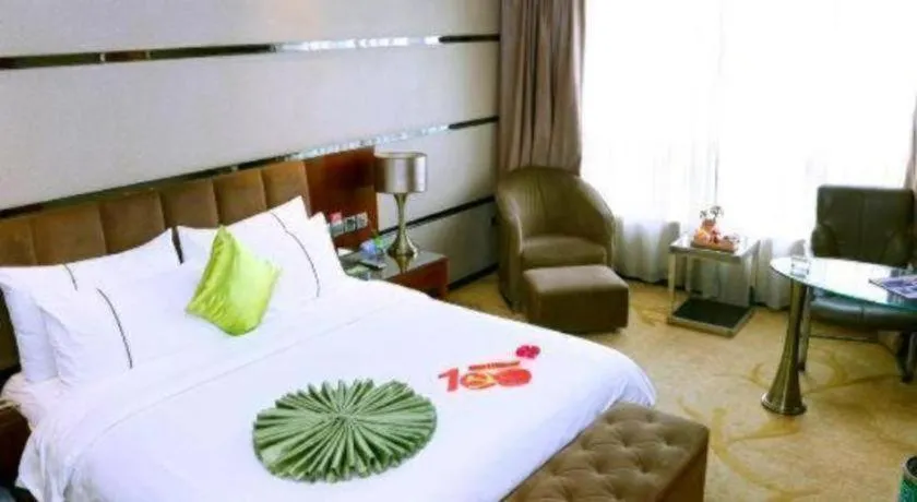 Bed in Liwan International Hotel Chengdu