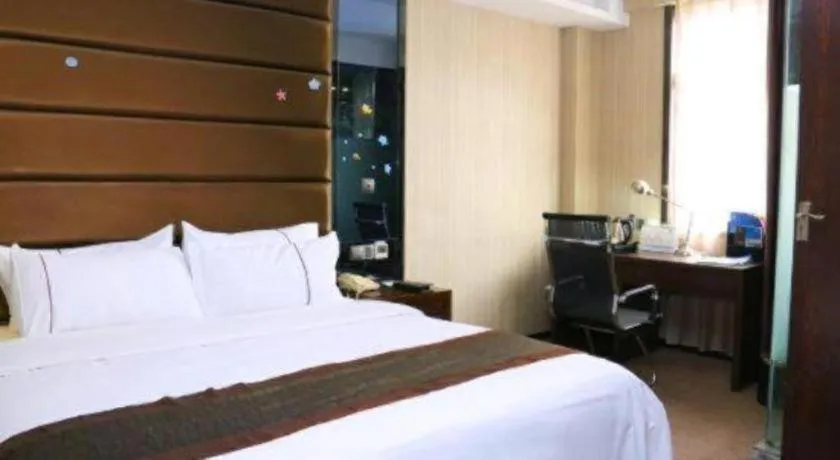 Bed in Liwan International Hotel Chengdu