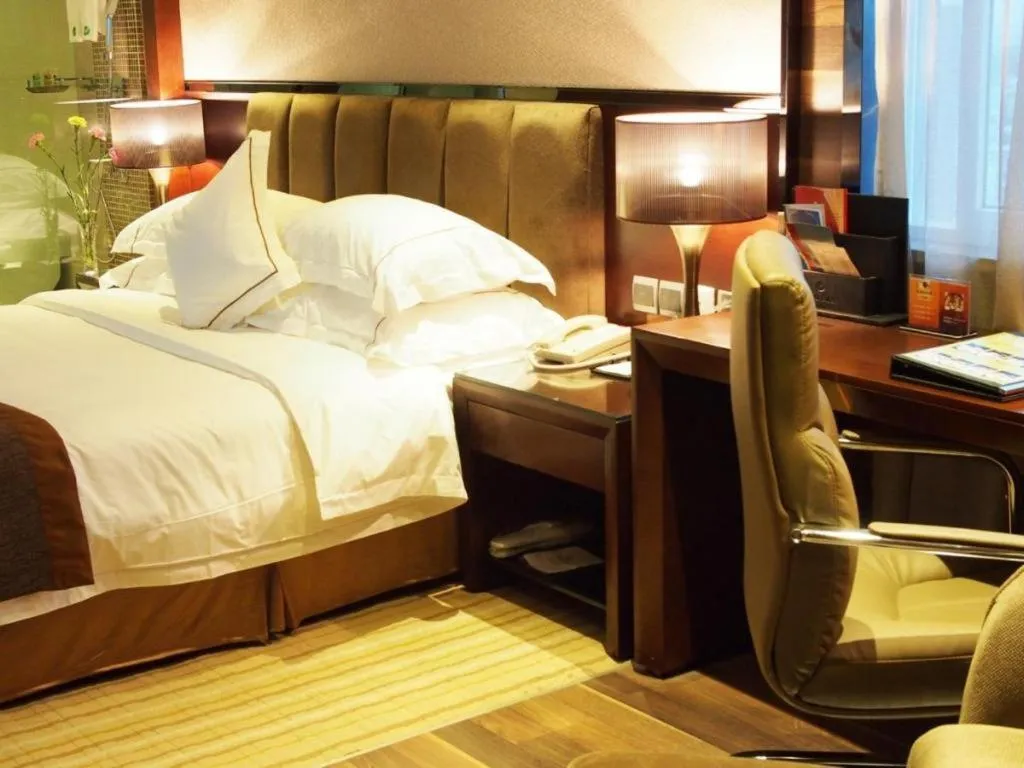 Bed in Liwan International Hotel Chengdu