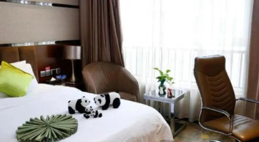 Bed in Liwan International Hotel Chengdu