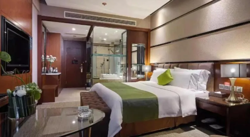 Bed in Liwan International Hotel Chengdu