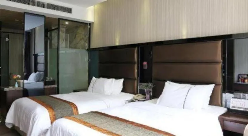 Bed in Liwan International Hotel Chengdu