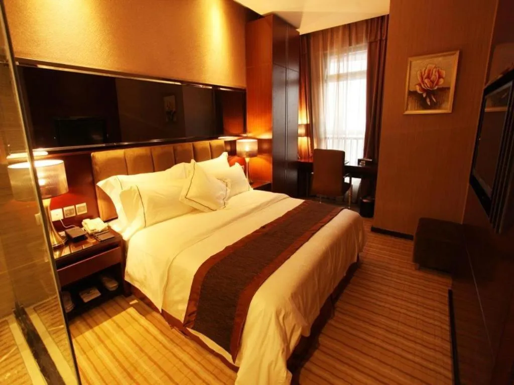Bed in Liwan International Hotel Chengdu