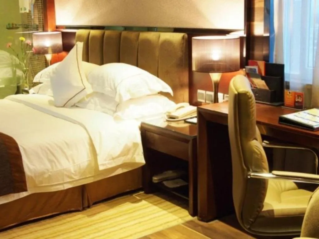 Bed in Liwan International Hotel Chengdu