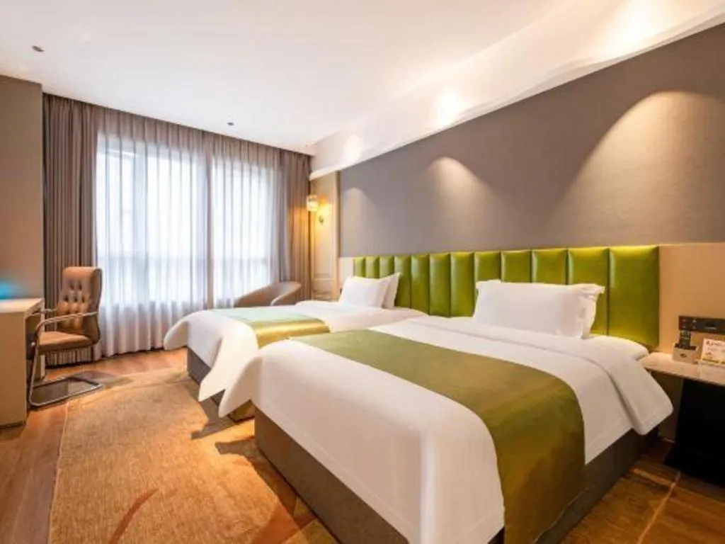 Bed in Liwan International Hotel Chengdu