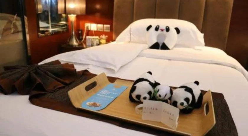 Bed in Liwan International Hotel Chengdu