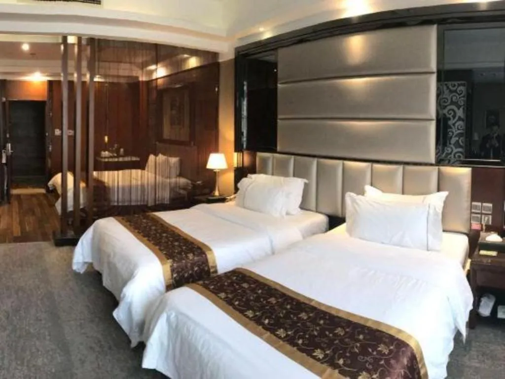 Bed in Liwan International Hotel Chengdu