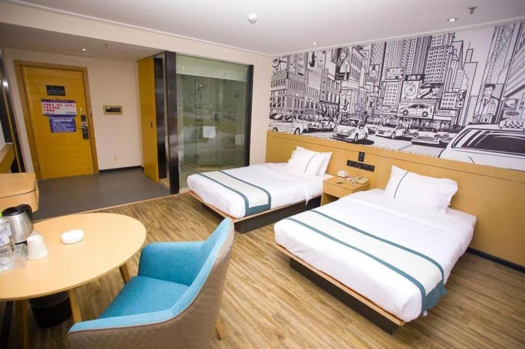 Bed in City Comfort Inn Guigang Tangren Street