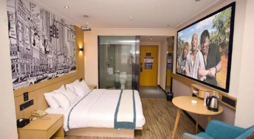 Bed in City Comfort Inn Guigang Tangren Street