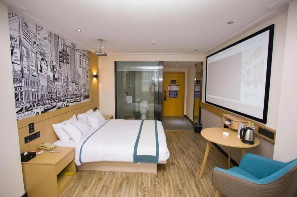 Bed in City Comfort Inn Guigang Tangren Street