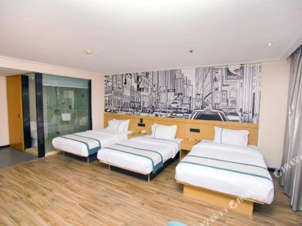 Bed in City Comfort Inn Guigang Tangren Street