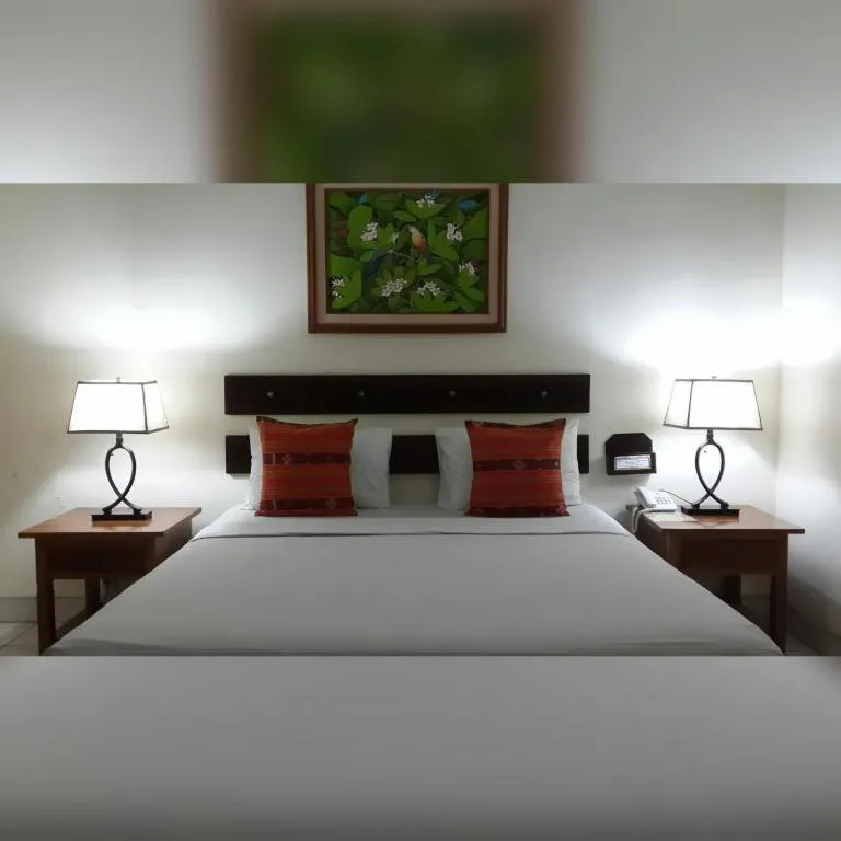 Bed in Arondari Hotel