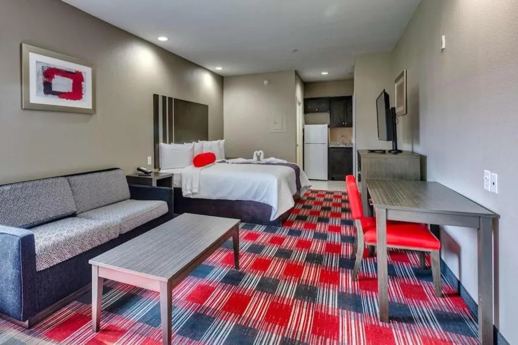 Bed in Americas Best Value Inn and Suites IAH Airport North