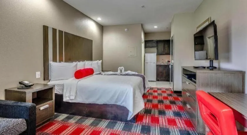 Bed in Americas Best Value Inn and Suites IAH Airport North