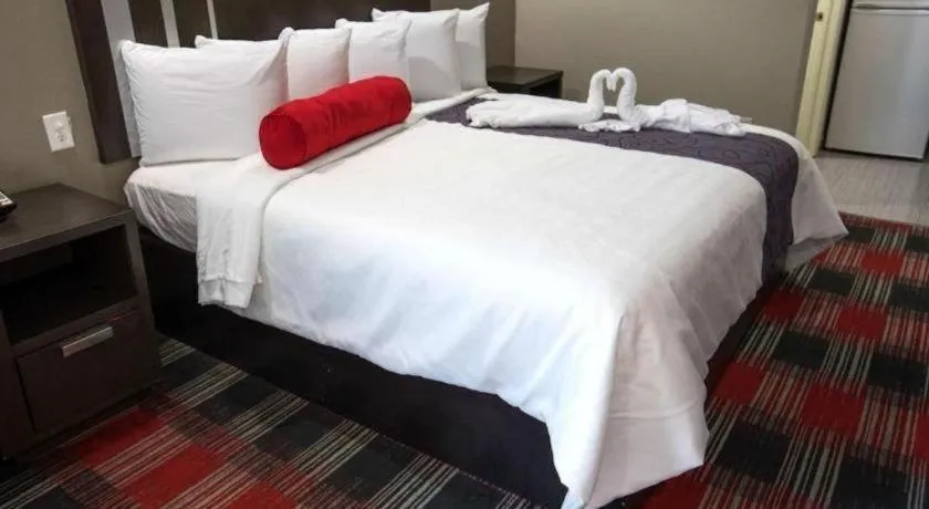 Bed in Americas Best Value Inn and Suites IAH Airport North