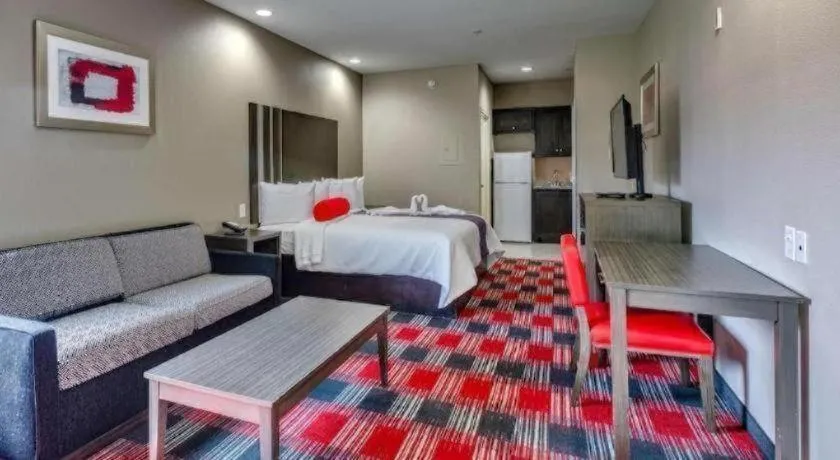 Bed in Americas Best Value Inn and Suites IAH Airport North