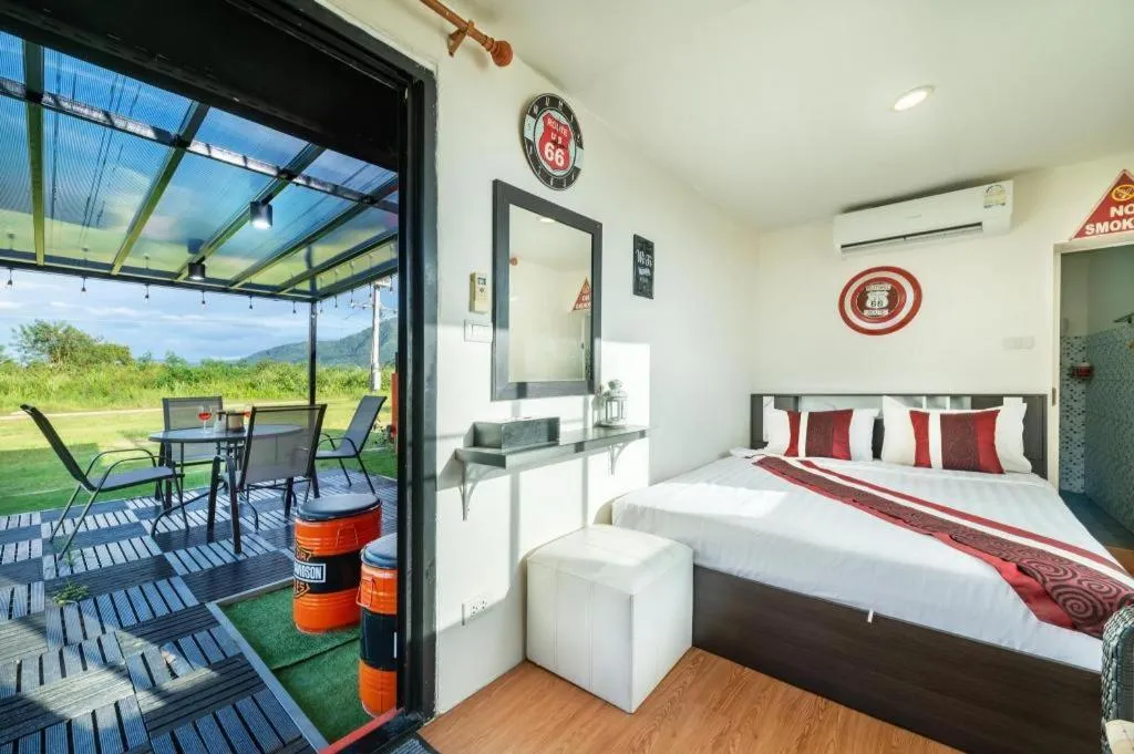 Bed in Lucerne Villa Resort