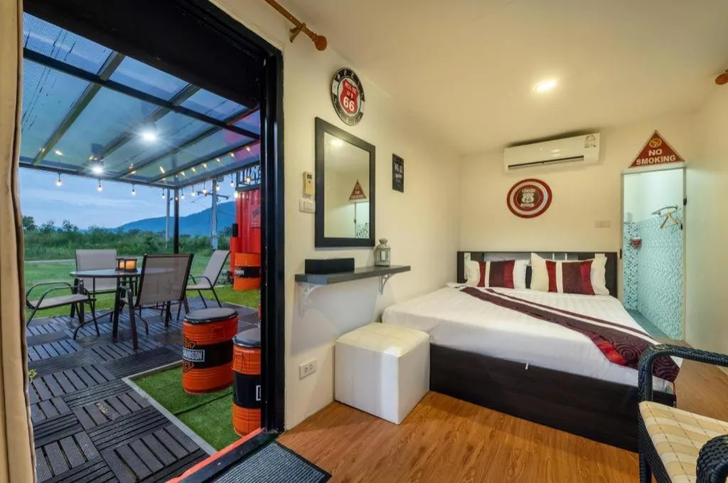 Bed in Lucerne Villa Resort