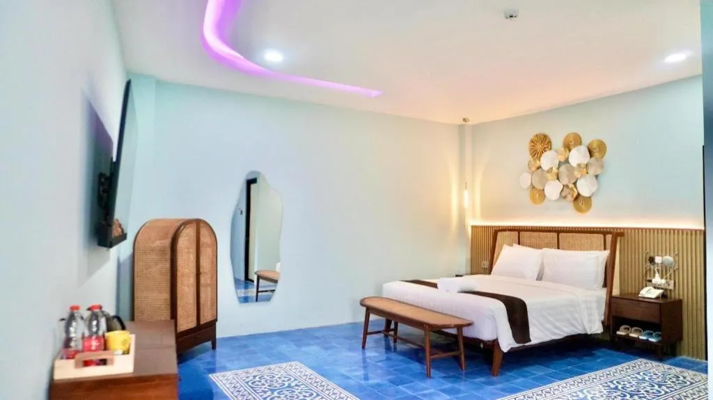 Bed in Grand Malioboro Yogyakarta