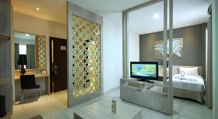 Bed in HW Hotel Padang